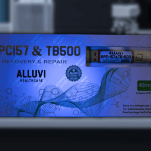Discover Alluvi BPC-157 & TB-500 40mg, featuring premium research peptides, detailed specifications, purity information, and quality-focused formulation.